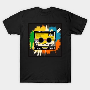 80s Retro 8-Track Vintage Music T-Shirt